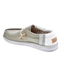 Mocasines Hey Dude zapatos Hombre modelo Wally Linen Gris 