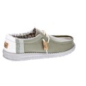 Mocasines Hey Dude zapatos Hombre modelo Wally Linen Gris 