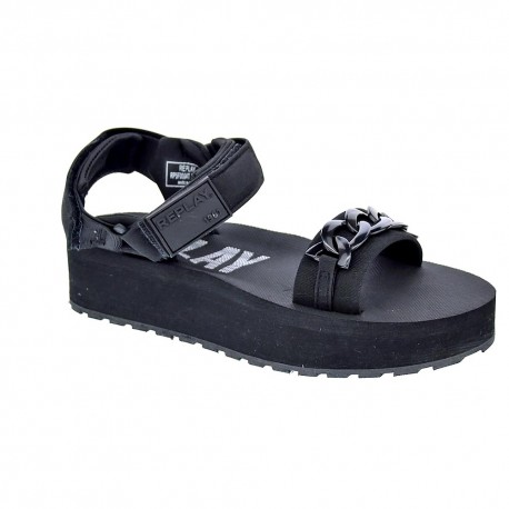 Sandalias Replay zapatos Mujer modelo Playa Negro 
