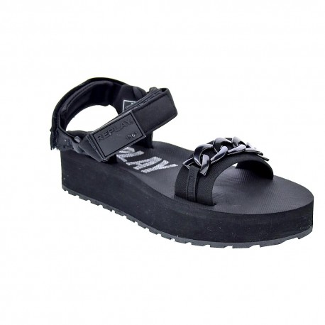 Sandalias Replay zapatos Mujer modelo Playa Negro 