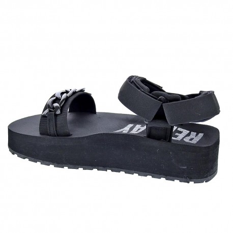 Sandalias Replay zapatos Mujer modelo Playa Negro 