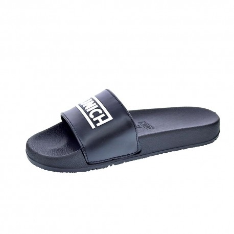 Chanclas Munich zapatos Mujer modelo Flat Slider 3D Negro 