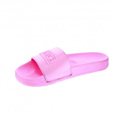 Chanclas Munich zapatos Mujer modelo Flat Slider 3D Rosa 