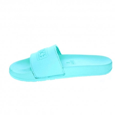 Chanclas Munich zapatos Mujer modelo Flat Slider 3D Verde 