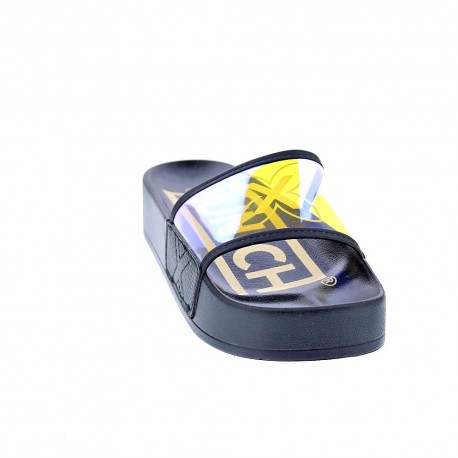 Chanclas Munich zapatos Mujer modelo Platform Iridescent Negro 