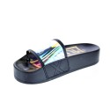 Chanclas Munich zapatos Mujer modelo Platform Iridescent Negro 