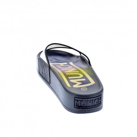 Chanclas Munich zapatos Mujer modelo Platform Iridescent Negro 