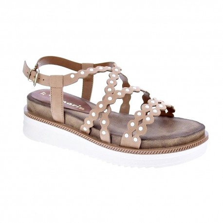 Sandalias Tamaris zapatos Mujer modelo 28253 Beige 