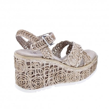 Sandalias Alma en Pena zapatos Mujer modelo V22BL1001 Beige 