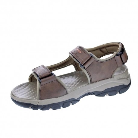 Sandalias Skechers zapatos Hombre modelo Tresmen Marrón 