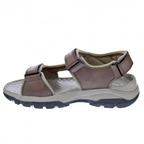 Sandalias Skechers zapatos Hombre modelo Tresmen Marrón 