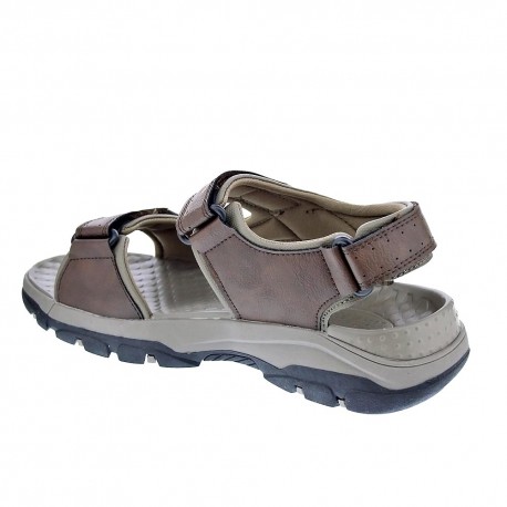Sandalias Skechers zapatos Hombre modelo Tresmen Marrón 