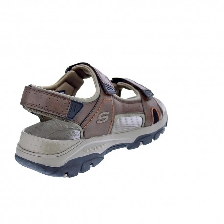 Sandalias Skechers zapatos Hombre modelo Tresmen Marrón 