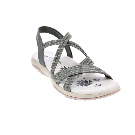 Sandalias Skechers zapatos Mujer modelo Reggae Slim Verde 