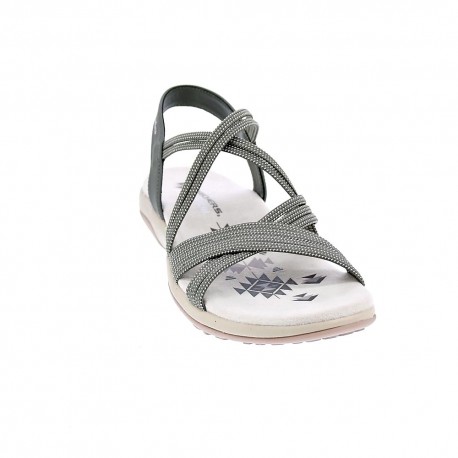 Sandalias Skechers zapatos Mujer modelo Reggae Slim Verde 