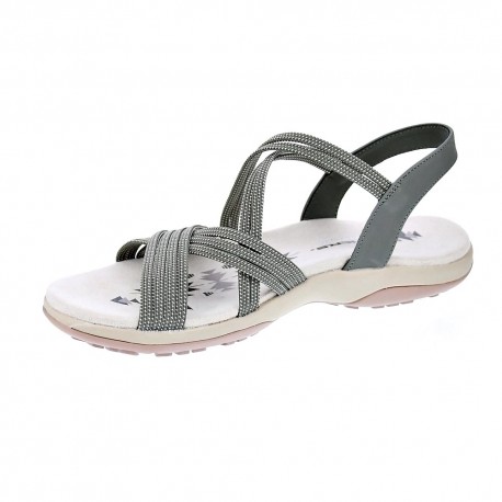 Sandalias Skechers zapatos Mujer modelo Reggae Slim Verde 