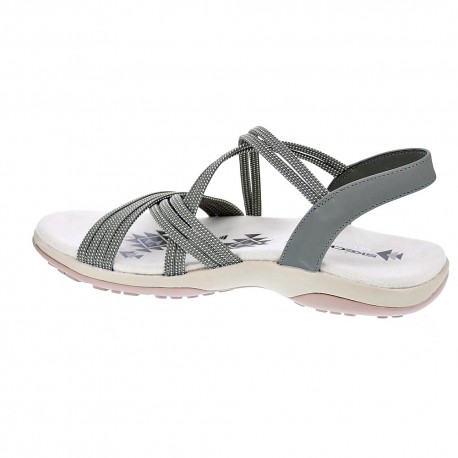 Sandalias Skechers zapatos Mujer modelo Reggae Slim Verde 