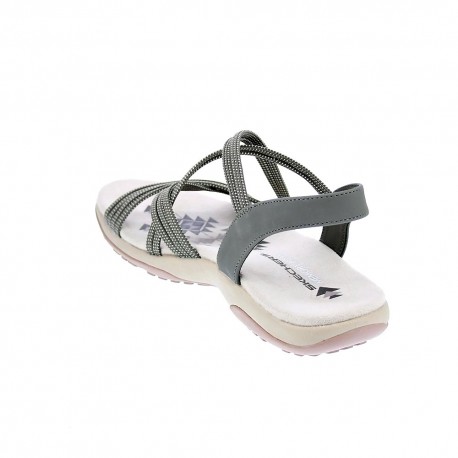 Sandalias Skechers zapatos Mujer modelo Reggae Slim Verde 