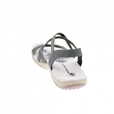 Sandalias Skechers zapatos Mujer modelo Reggae Slim Verde 