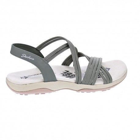 Sandalias Skechers zapatos Mujer modelo Reggae Slim Verde 