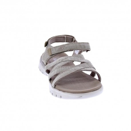 Sandalias Skechers zapatos Mujer modelo On Th Go Beige 