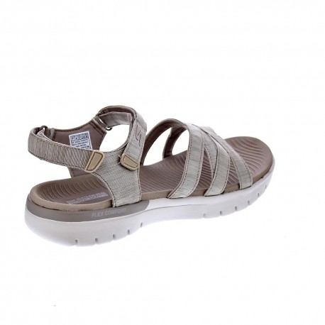 Sandalias Skechers zapatos Mujer modelo On Th Go Beige 