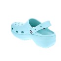 Zuecos Crocs zapatos Mujer modelo Classic Platform Azul 