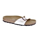 Chanclas Birkenstock zapatos Mujer modelo Madrid Blanco 