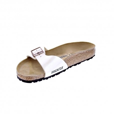 Chanclas Birkenstock zapatos Mujer modelo Madrid Blanco 