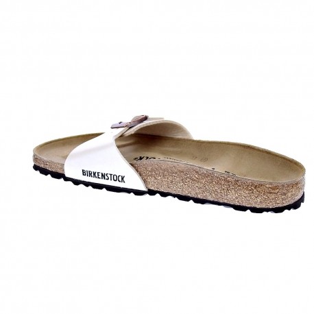 Chanclas Birkenstock zapatos Mujer modelo Madrid Blanco 