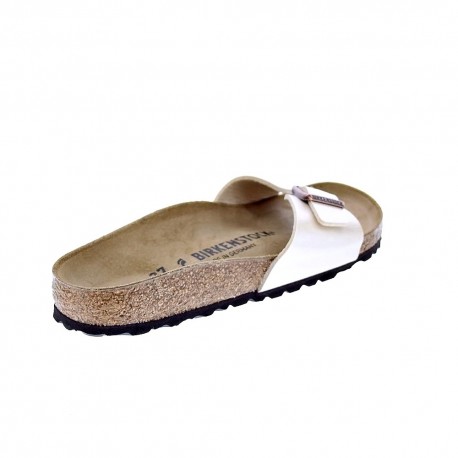 Chanclas Birkenstock zapatos Mujer modelo Madrid Blanco 