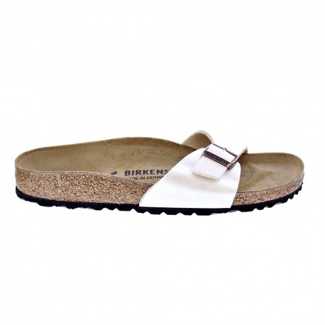 Chanclas Birkenstock zapatos Mujer modelo Madrid Blanco 
