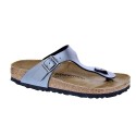Chanclas Birkenstock zapatos Mujer modelo Gizeh Bf Plata 