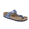 Chanclas Birkenstock zapatos Mujer modelo Gizeh Bf Plata 
