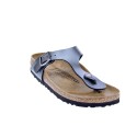 Chanclas Birkenstock zapatos Mujer modelo Gizeh Bf Plata 