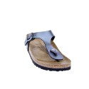Chanclas Birkenstock zapatos Mujer modelo Gizeh Bf Plata 