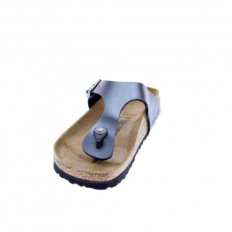 Chanclas Birkenstock zapatos Mujer modelo Gizeh Bf Plata 