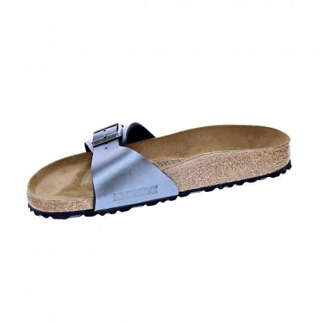Chanclas Birkenstock zapatos Mujer modelo Madrid Plata 