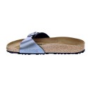 Chanclas Birkenstock zapatos Mujer modelo Madrid Plata 