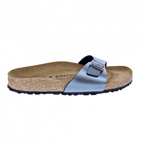 Chanclas Birkenstock zapatos Mujer modelo Madrid Plata 