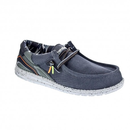 Mocasines Hey Dude zapatos Hombre modelo Wally Hawk Gris 