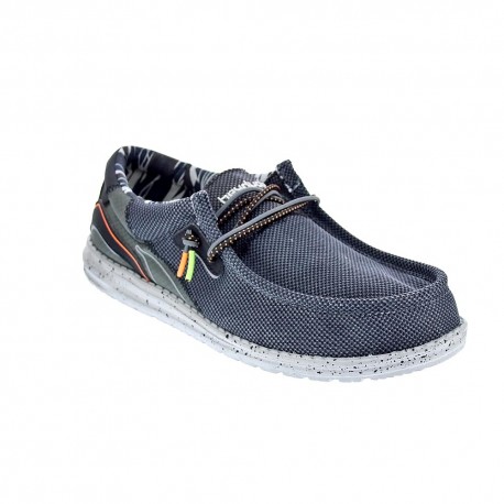 Mocasines Hey Dude zapatos Hombre modelo Wally Hawk Gris 