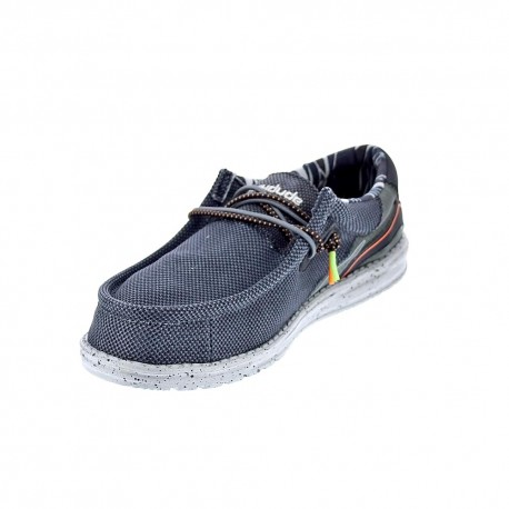 Mocasines Hey Dude zapatos Hombre modelo Wally Hawk Gris 