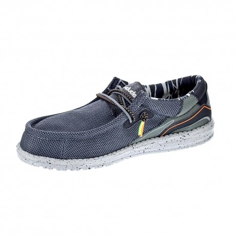 Mocasines Hey Dude zapatos Hombre modelo Wally Hawk Gris 
