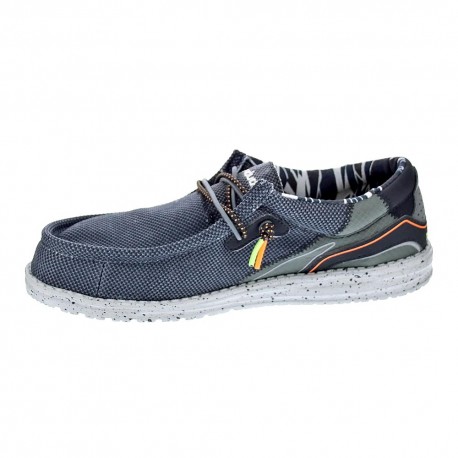 Mocasines Hey Dude zapatos Hombre modelo Wally Hawk Gris 