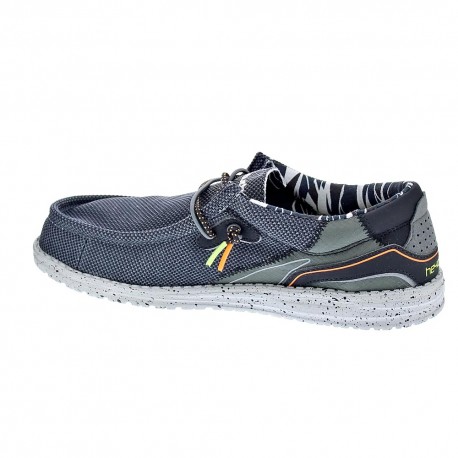 Mocasines Hey Dude zapatos Hombre modelo Wally Hawk Gris 