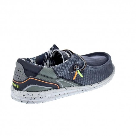 Mocasines Hey Dude zapatos Hombre modelo Wally Hawk Gris 