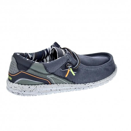 Mocasines Hey Dude zapatos Hombre modelo Wally Hawk Gris 