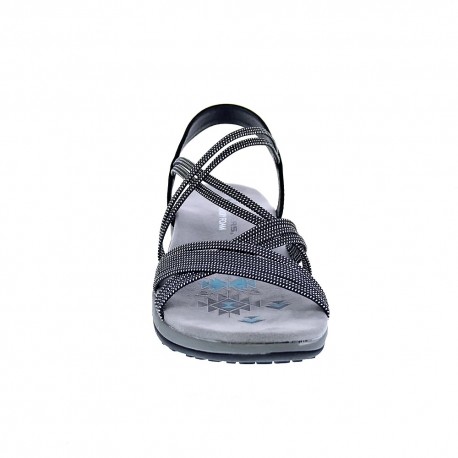 Sandalias Skechers zapatos Mujer modelo Reggae Negro 