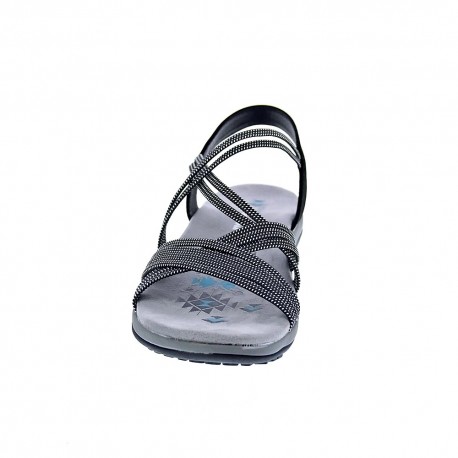 Sandalias Skechers zapatos Mujer modelo Reggae Negro 